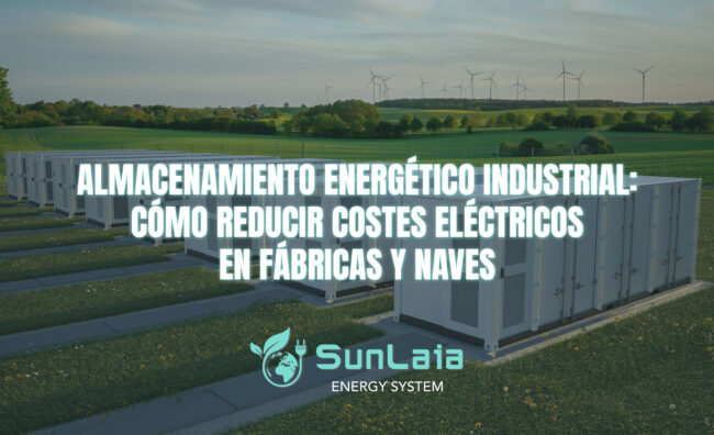 Almacenamiento energético industrial: cómo reducir costes eléctricos en fábricas y naves