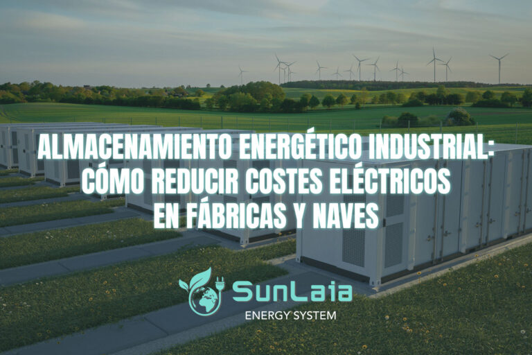 Almacenamiento energético industrial: cómo reducir costes eléctricos en fábricas y naves