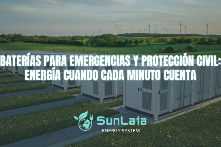 Baterías para emergencias y protección civil: energía cuando cada minuto cuenta