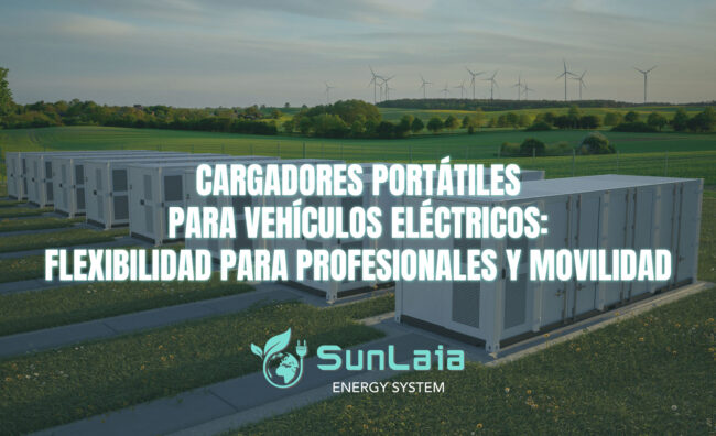 Cargadores portátiles para vehículos eléctricos: flexibilidad para profesionales y movilidad