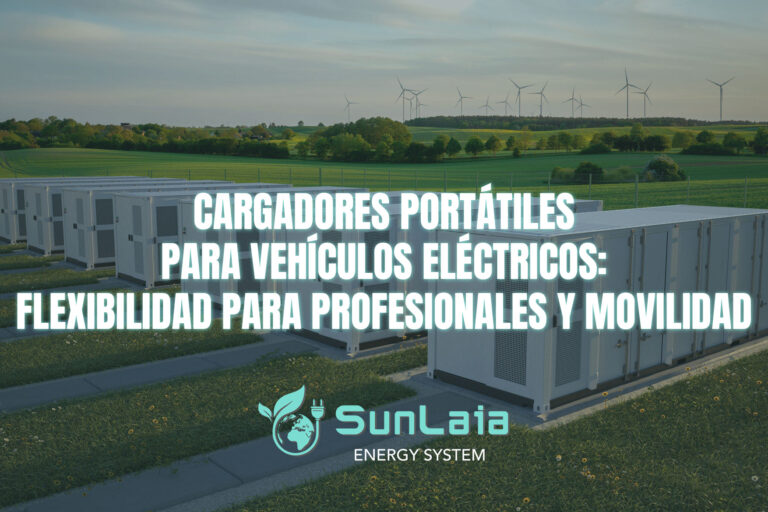 Cargadores portátiles para vehículos eléctricos: flexibilidad para profesionales y movilidad