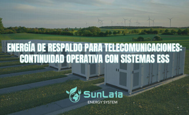 Energía de respaldo para telecomunicaciones: continuidad operativa con sistemas ESS