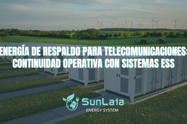 Energía de respaldo para telecomunicaciones: continuidad operativa con sistemas ESS