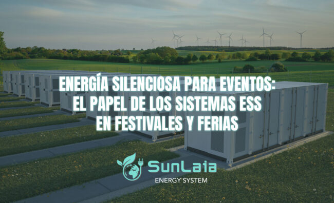 Energía silenciosa para eventos: el papel de los sistemas ESS en festivales y ferias