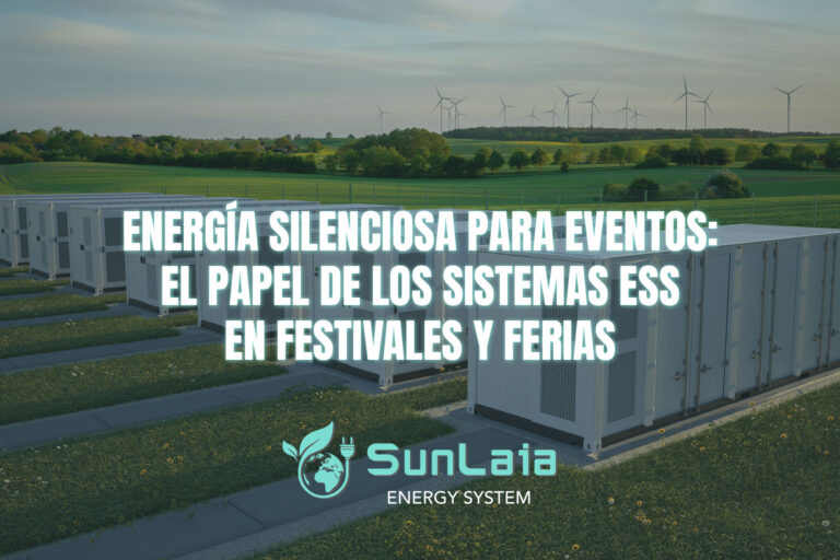 Energía silenciosa para eventos: el papel de los sistemas ESS en festivales y ferias