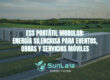 ESS portátil modular: energía silenciosa para eventos, obras y servicios móviles