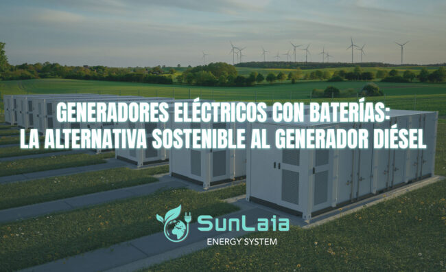 Generadores eléctricos con baterías: la alternativa sostenible al generador diésel
