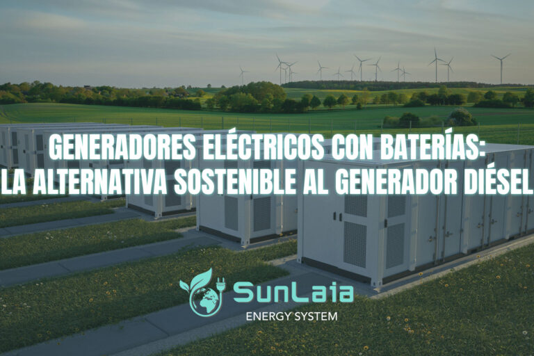 Generadores eléctricos con baterías: la alternativa sostenible al generador diésel