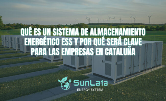 Qué es un sistema de almacenamiento energético ESS y por qué será clave para las empresas en Cataluña
