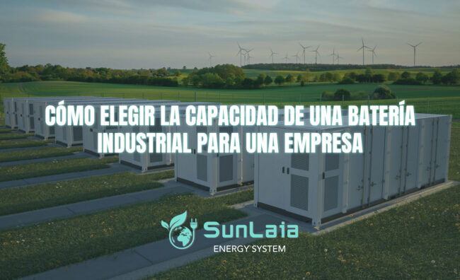 Cómo elegir la capacidad de una batería industrial para una empresa