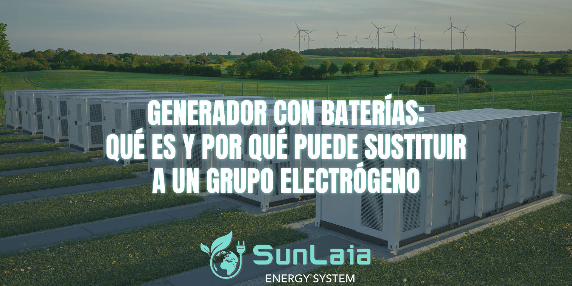 Generador con baterías: qué es y por qué puede sustituir a un grupo electrógeno