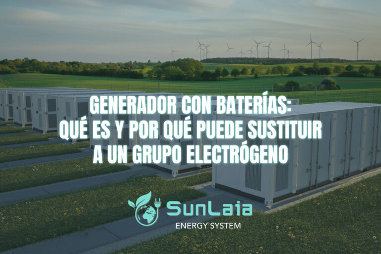 Generador con baterías: qué es y por qué puede sustituir a un grupo electrógeno