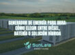Generador de energía para obra: cómo elegir entre diésel, batería o solución híbrida