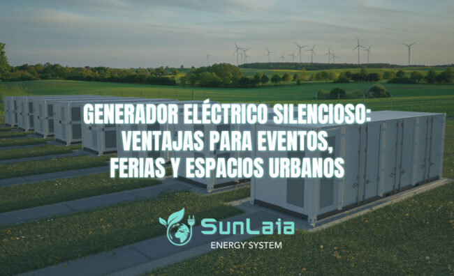 Generador eléctrico silencioso: ventajas para eventos, ferias y espacios urbanos