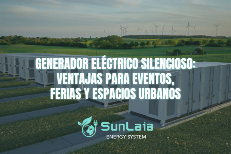 Generador eléctrico silencioso: ventajas para eventos, ferias y espacios urbanos