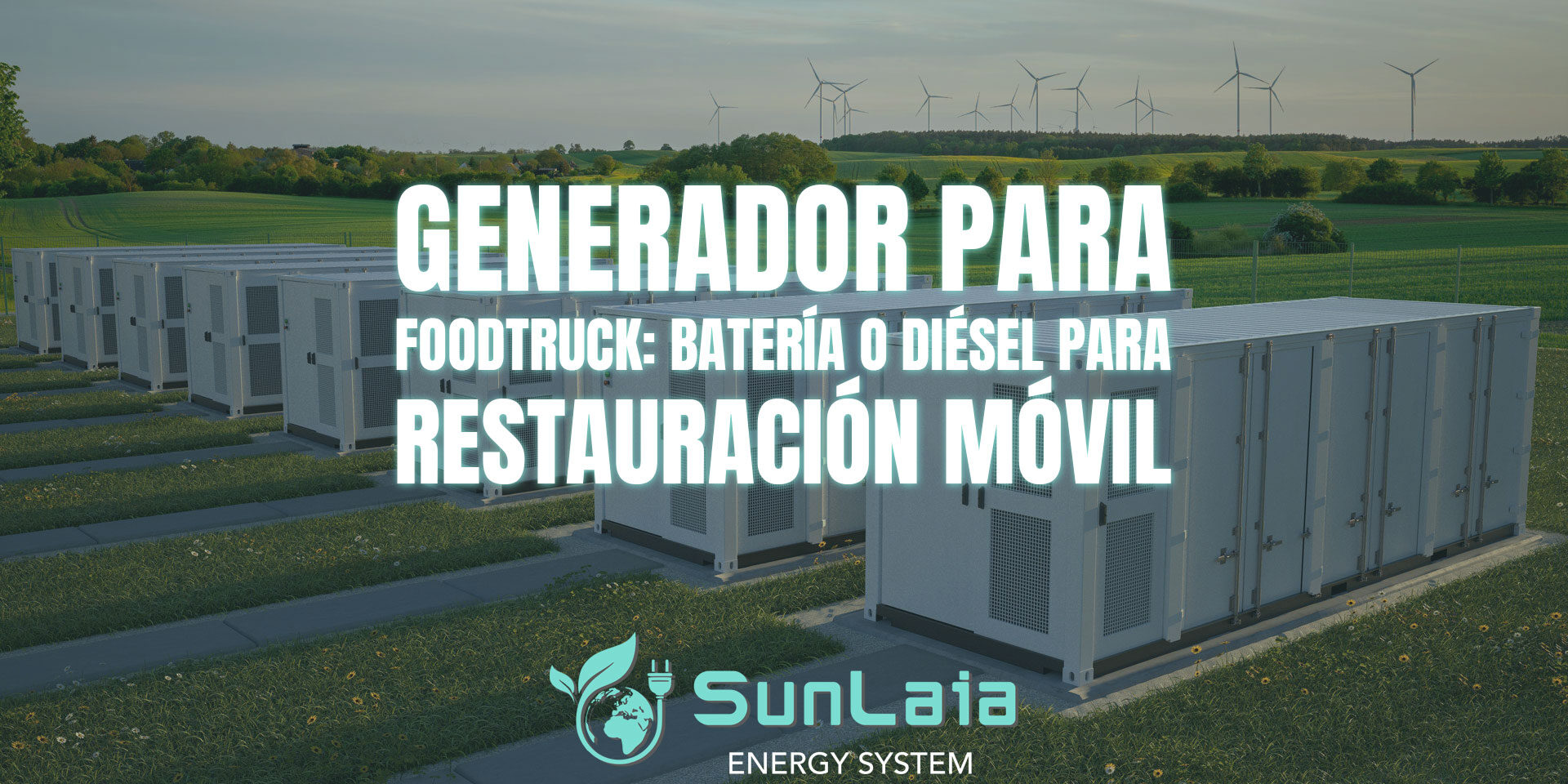 Generador para foodtruck: batería o diésel para restauración móvil