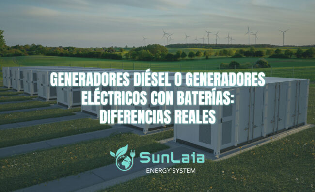 Generadores diésel o generadores eléctricos con baterías: diferencias reales