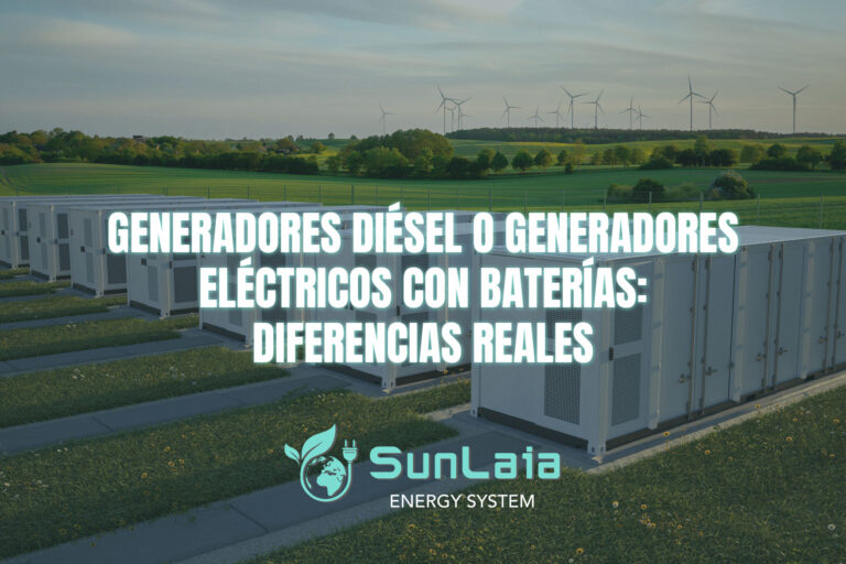 Generadores diésel o generadores eléctricos con baterías: diferencias reales