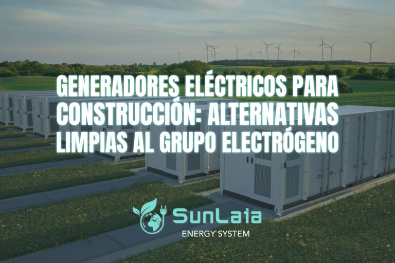 Generadores eléctricos para construcción: alternativas limpias al grupo electrógeno