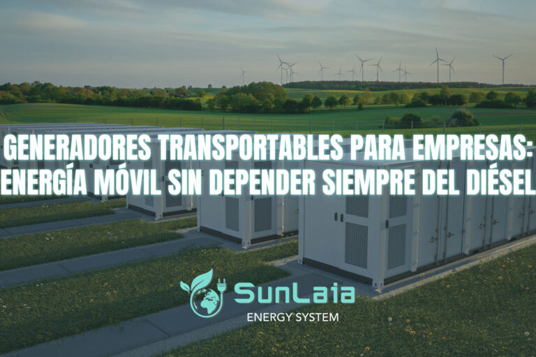 Generadores transportables para empresas: energía móvil sin depender siempre del diésel
