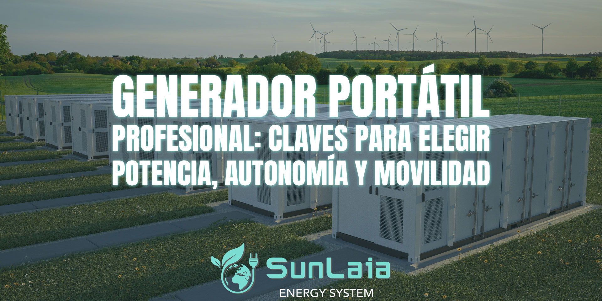 Generador portátil profesional: claves para elegir potencia, autonomía y movilidad