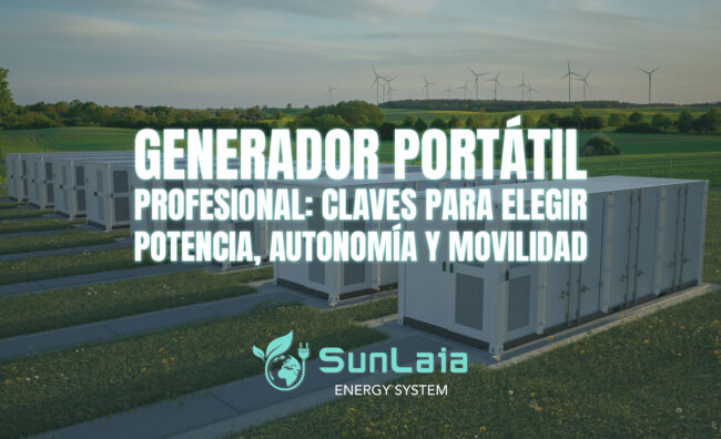 Generador portátil profesional: claves para elegir potencia, autonomía y movilidad