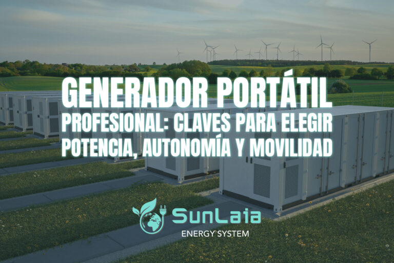 Generador portátil profesional: claves para elegir potencia, autonomía y movilidad