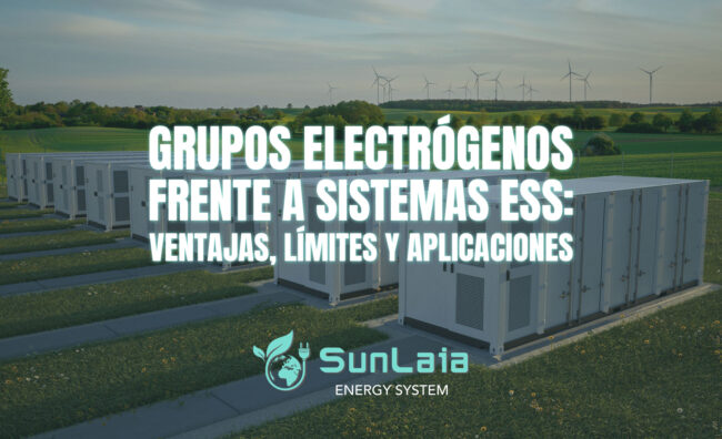 Grupos electrógenos frente a sistemas ESS: ventajas, límites y aplicaciones