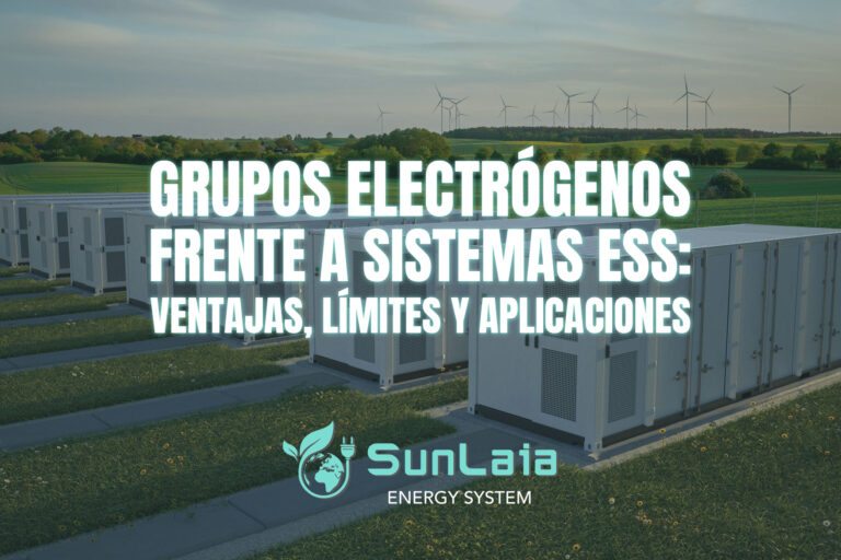 Grupos electrógenos frente a sistemas ESS: ventajas, límites y aplicaciones