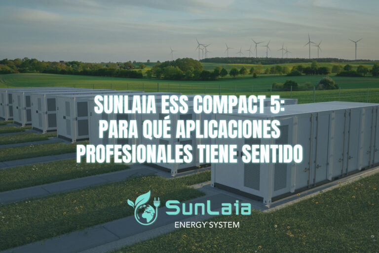 SUNLAIA ESS Compact 5: para qué aplicaciones profesionales tiene sentido