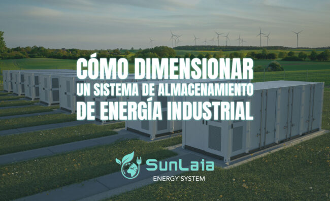 Cómo dimensionar un sistema de almacenamiento de energía industrial