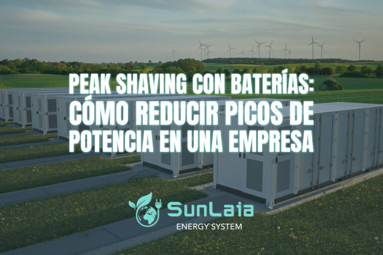 Peak shaving con baterías: cómo reducir picos de potencia en una empresa