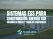 Sistemas ESS para construcción: energía con baterías en obras y trabajos temporales